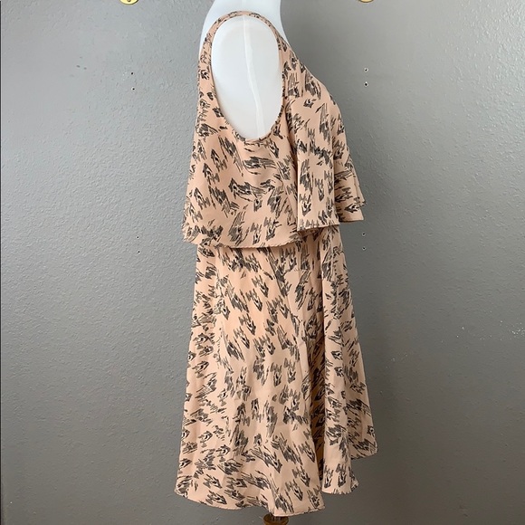 BCBGeneration abstract print flounce tank dress - Picture 4 of 8